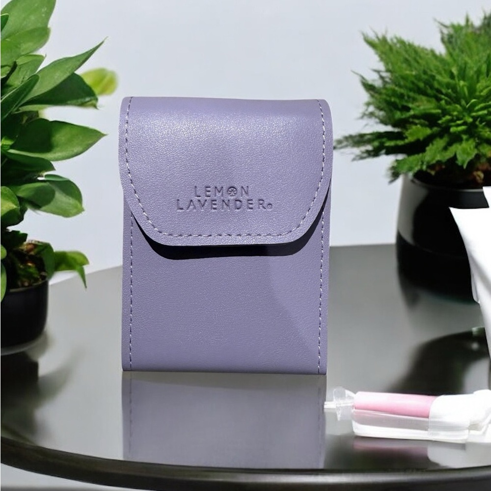 New Lemon Lavender file it away nail care kit in color purple